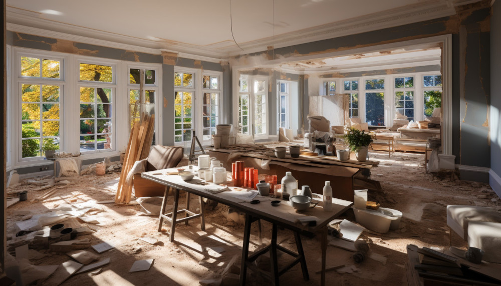 How much is the renovation of a house estimated at?