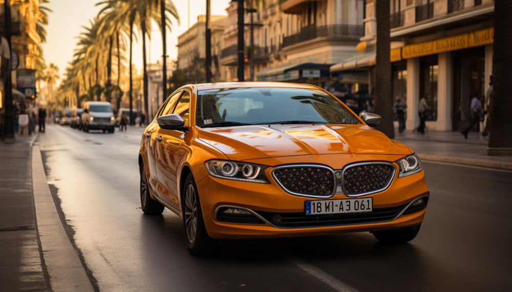What actions can you take to find private taxis in Casablanca?